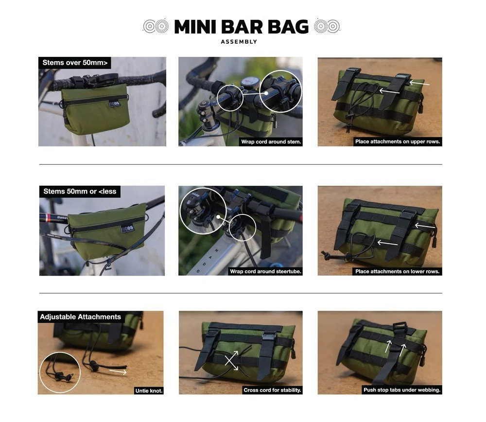 OUTERSHELL Mini Bar Bag ＆Mini Saddlebag Mini Saddlebag – Outer Shell